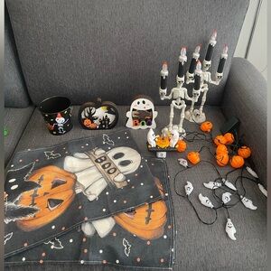 Halloween Party Decoration Set - Black, Orange, White